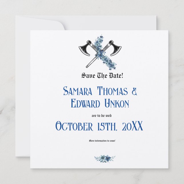 L'élégante invitation viking (Devant)