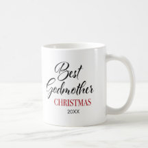 L'élégante Meilleure Godmère Noël Photo Coffee Mug