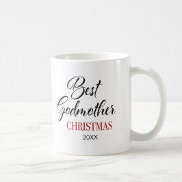 L'élégante Meilleure Godmère Noël Photo Coffee Mug