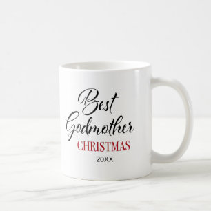L'élégante Meilleure Godmère Noël Photo Coffee Mug