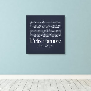 L'elisir d'amore 2 leinwanddruck