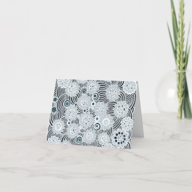 Leliza Designs carte de note blanche (Devant)