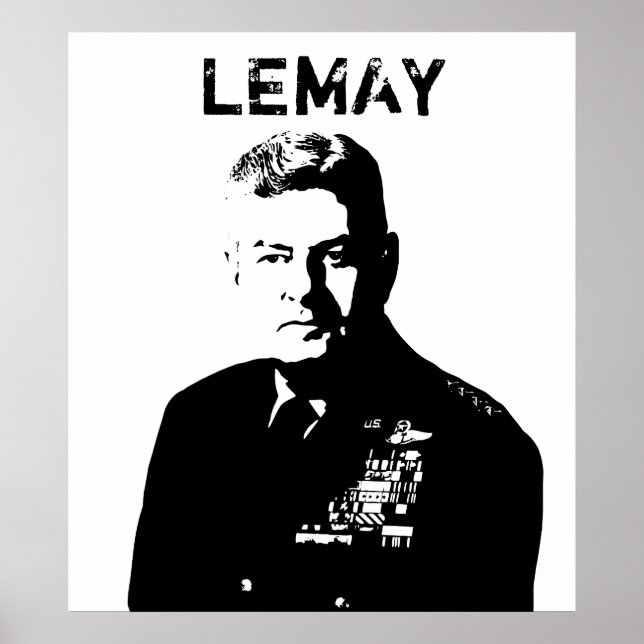 Lemay — Schwarz und Weiß Poster (Vorne)