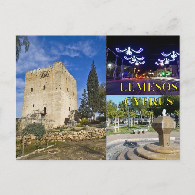 Lemessos Limassol Zypern Postkarte (Vorderseite)