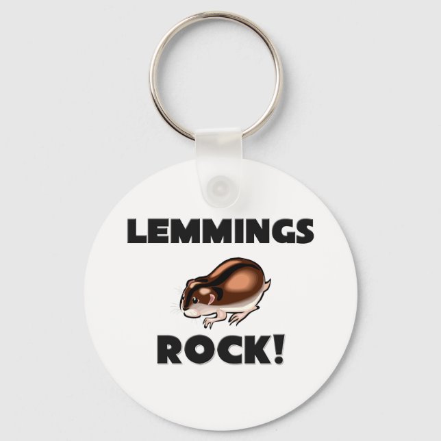 Lemmings Rock Schlüsselanhänger (Vorderseite)