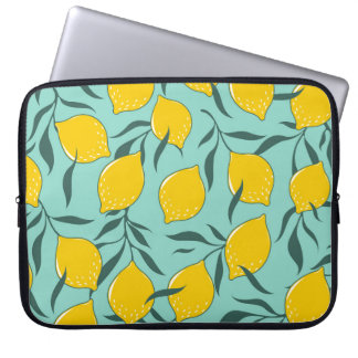 Lemon Art Fashion Abstrakt Nahtlos Laptopschutzhülle