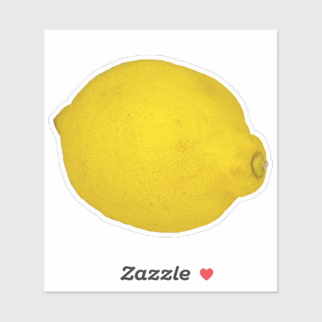 Lemon Aufkleber (Blatt)