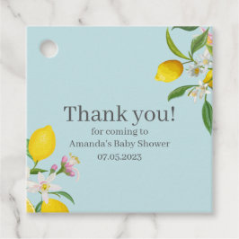 Lemon Baby Shower, Ciao Baby, italienisches Thema Geschenkanhänger