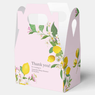 Lemon Baby Shower, Ciao Baby, italienisches Thema Geschenkschachtel