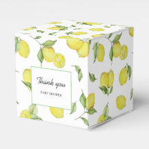 Lemon Baby Shower Danke