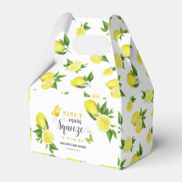 Lemon Baby Shower Mama's Hauptpresse Niedlich Citr Geschenkschachtel
