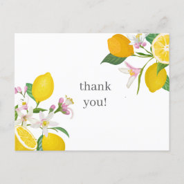 Lemon Babydusche, Italienisch, Babydusche Vielen D Postkarte