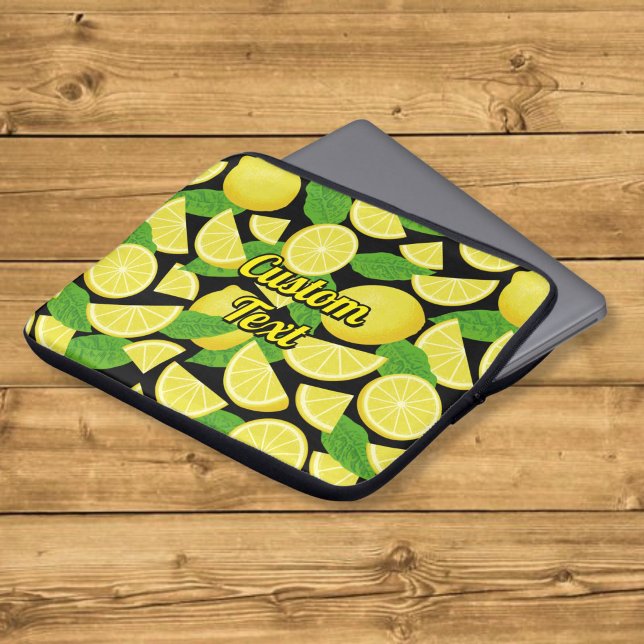 Lemon Background Laptopschutzhülle (Von Creator hochgeladen)