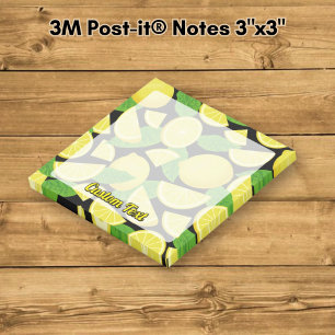 Lemon Background Post-it Klebezettel