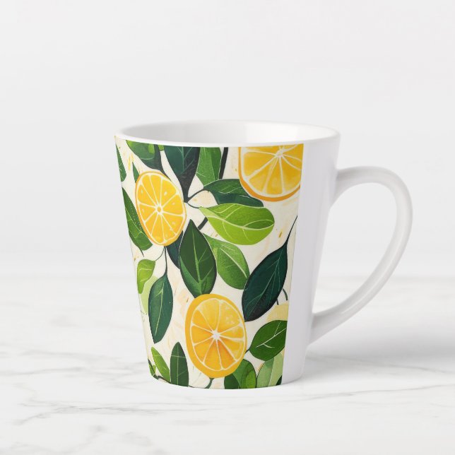 Lemon Bliss Espresso Cups Milchtasse (Rechts)