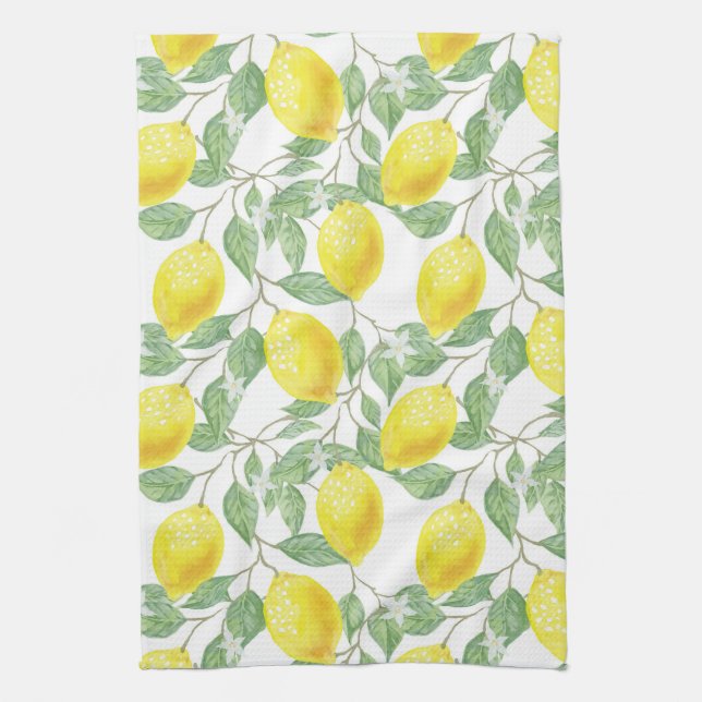 Lemon Blossom Geschirrtuch (Vertikal)