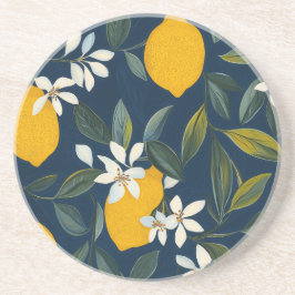 Lemon Blossom Mittelmeer Sandstone Untersetzer