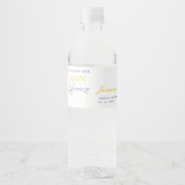 Lemon Blue Floral Citrus Brautparty