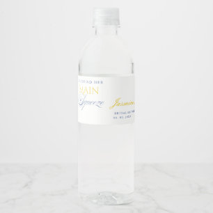 Lemon Blue Floral Citrus Brautparty