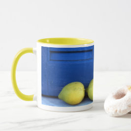 Lemon Blue Tasse und Donut