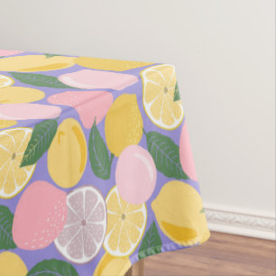 Lemon blüht Schürze Kaffee Tasse Packpapier Tischdecke