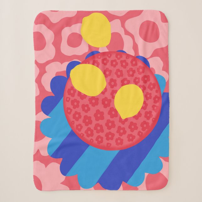 Lemon Blume Plate Sherpadecke (Vorderseite)
