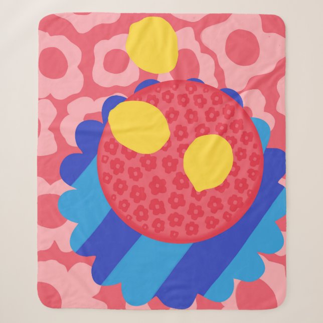 Lemon Blume Plate Sherpadecke (Vorderseite)
