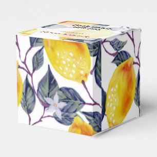 Lemon Botanical Bath Bomb Packaging Geschenkboxen Geschenkschachtel