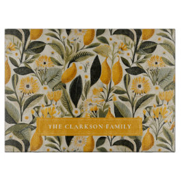 Lemon Botanical Grove Schneidebrett