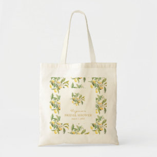 Lemon Botanical Tote Bag Tragetasche