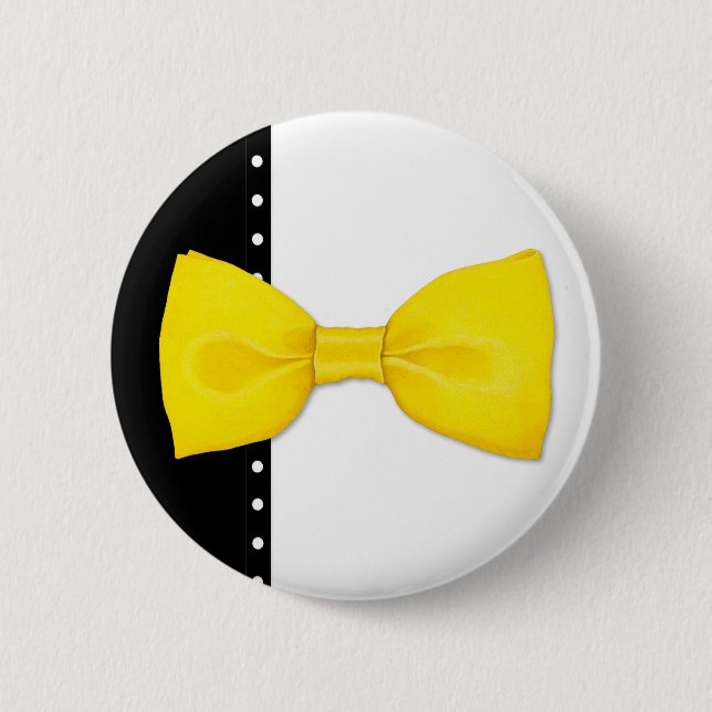 Lemon Bowtie Button (Vorderseite)