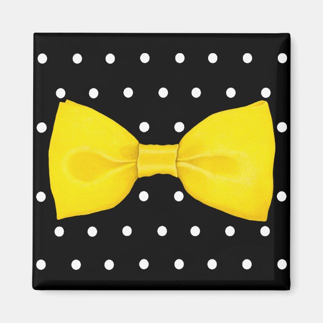 Lemon Bowtie Magnet (Vorne)