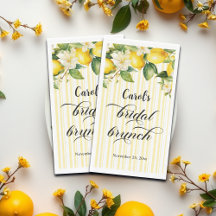 Lemon Branch Mediterranean Summer Bridal Brunch