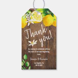 Lemon Brautparty Geschenkanhänger