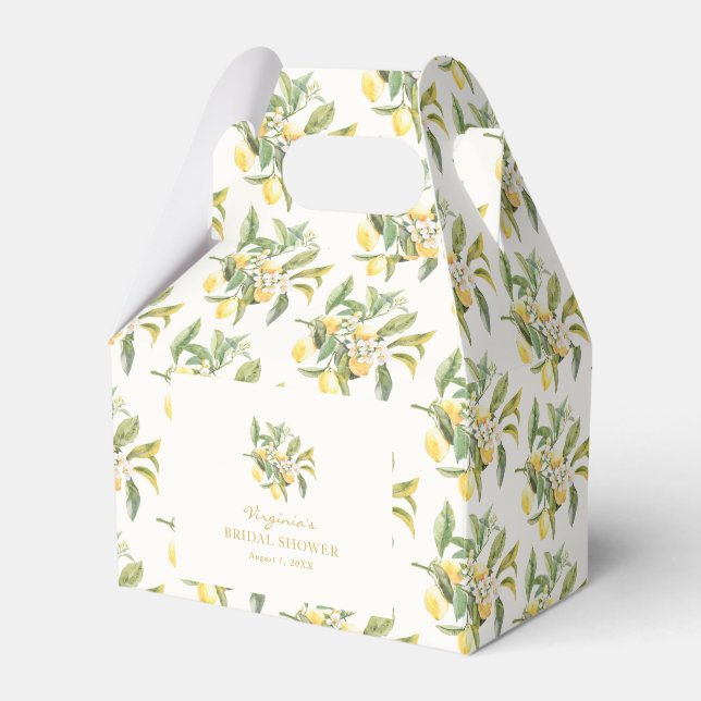 Lemon Brautparty Gevor Box Geschenkschachtel (Vorderseite)