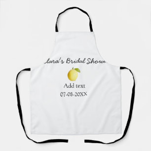 Lemon Brautparty modern schlicht und rustikal b Schürze