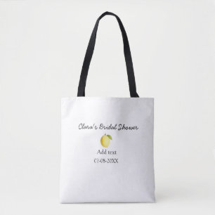 Lemon Brautparty modern schlicht und rustikal b Tasche