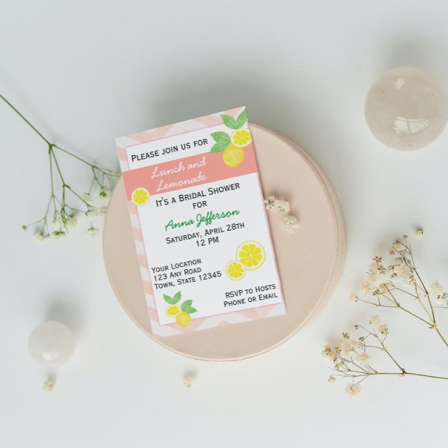 Lemon Bridal Shower Invitation Einladung (Von Creator hochgeladen)