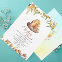 Lemon Cakes Watercolor Birthday Brunch