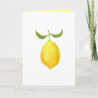 Lemon Card Karte