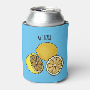 Lemon Cartoon Illustration Dosenkühler