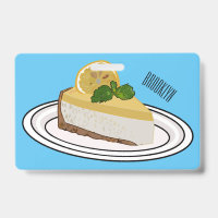 Lemon cheesecake Cartoon Illustration