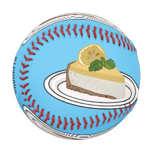 Lemon cheesecake Cartoon Illustration Baseball