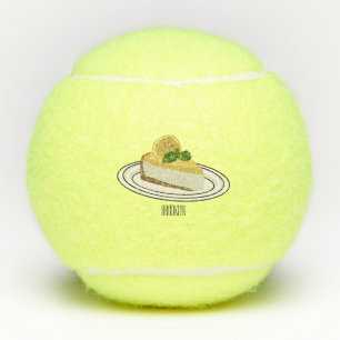 Lemon cheesecake Cartoon Illustration Tennisbälle