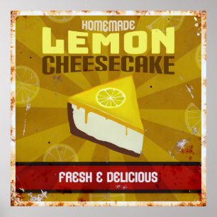 Lemon Cheesecake Poster
