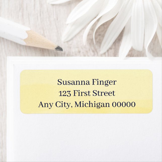 Lemon Chiffon Watercolor (Insitu)