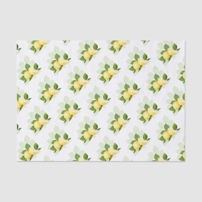 Lemon Citrus Frucht essbar Seidenpapier (Vorderseite)