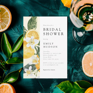Lemon Citrus Main Squeeze Brautparty Einladung