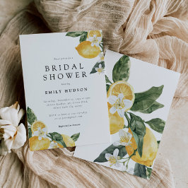 Lemon Citrus Main Squeeze Brautparty Einladung