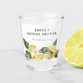 Lemon Citrus Main Squeeze Brautparty Schnapsglas